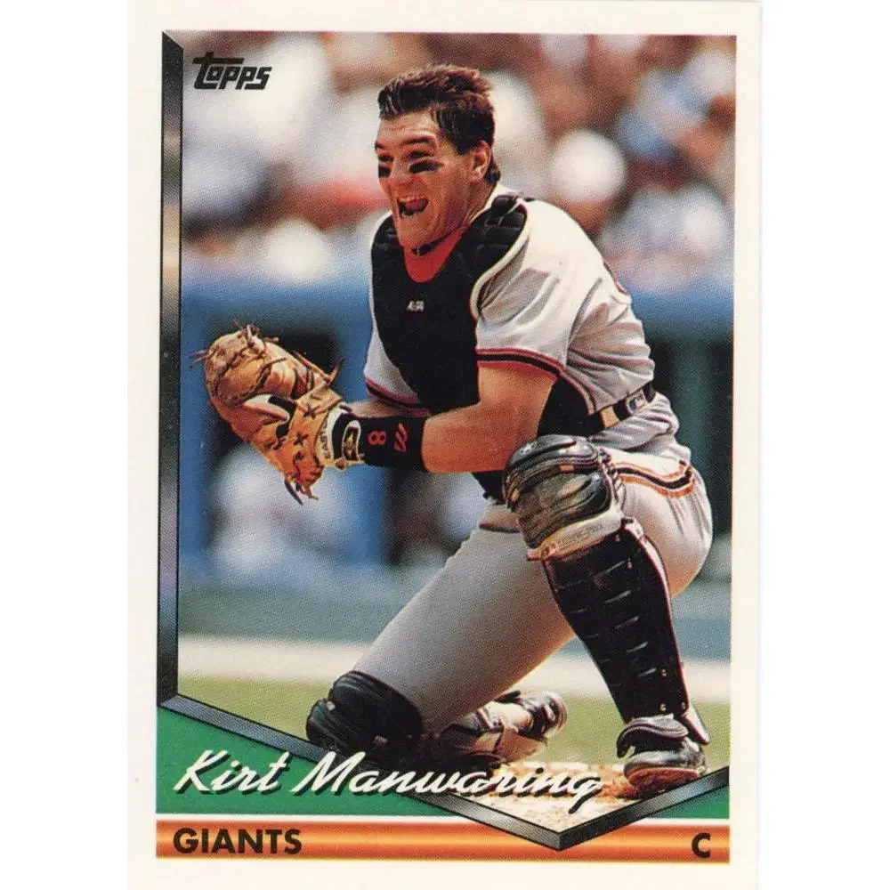 1994 Topps Kirt Manwaring # 30 San Francisco Giants